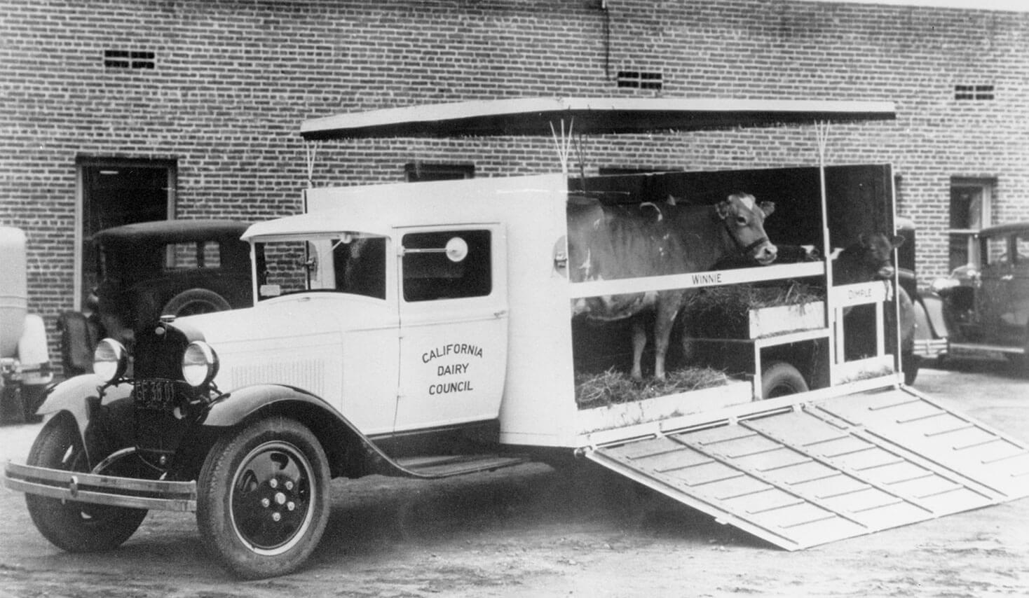 The Mobile Dairy Classroom assembly teaches the importance of milk to students.