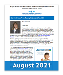 Read the Elevated News from August 2021.