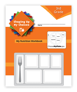 Our 3rd grade curriculum teaches kids what healthy eating looks like.