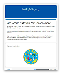Use our online surveys to gauge students' knowledge before + after a lesson.