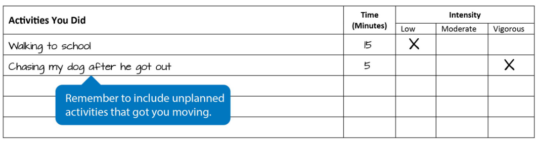 Activity Log