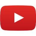 Image of YouTube social media icon. 